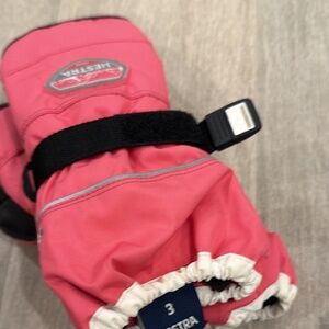 Girls mittens size 3, Hestra
